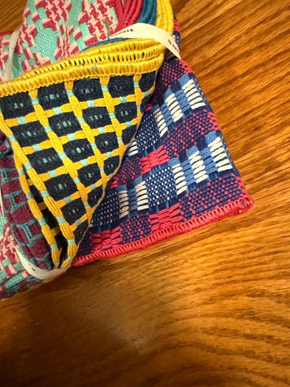 NWT Anthropologie Geo Dish Cloths Set of 6 - Picture 3 of 5